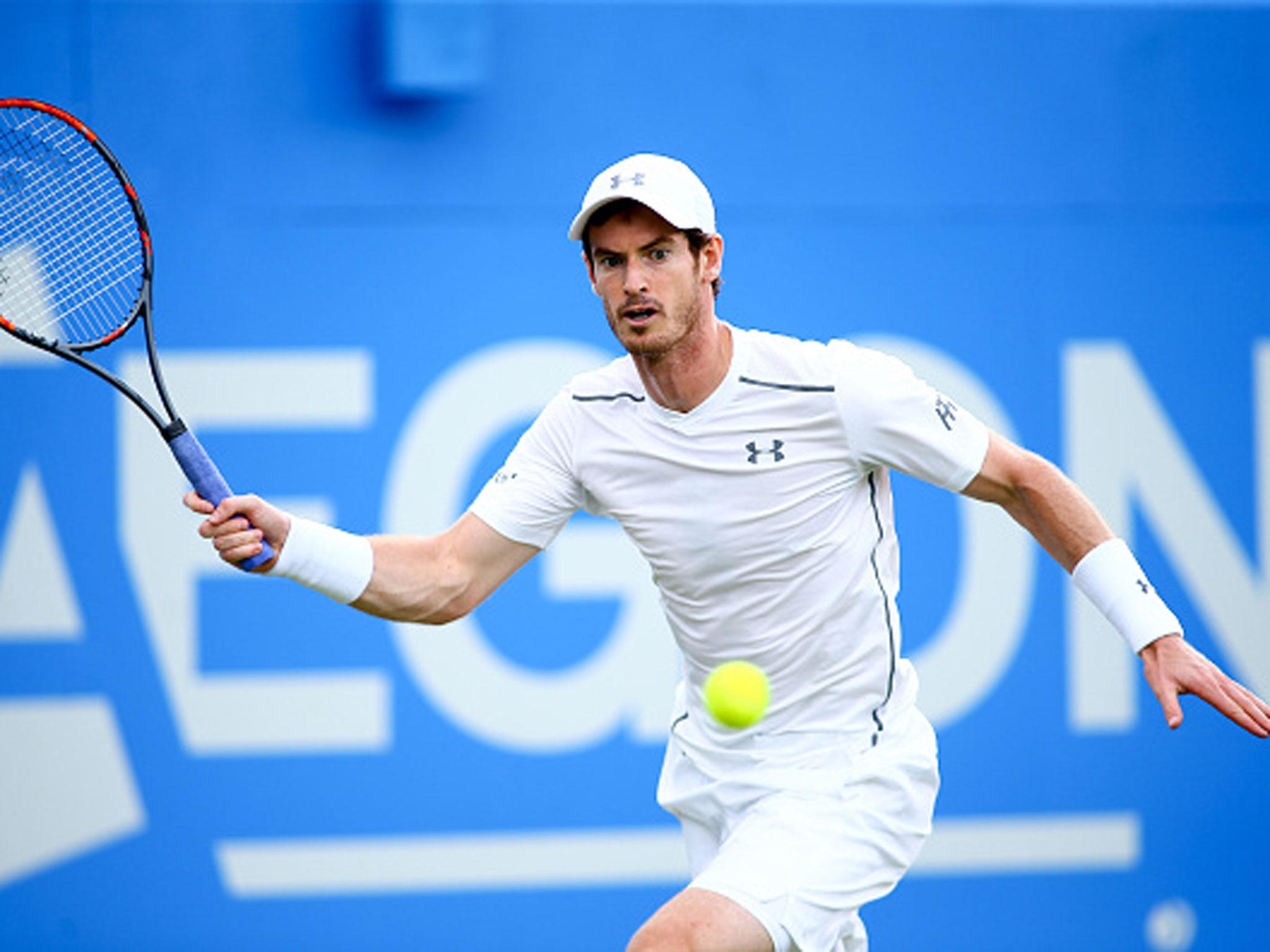 Andy Murray is seekng a record fifth title at Queen's this weekend (Getty)