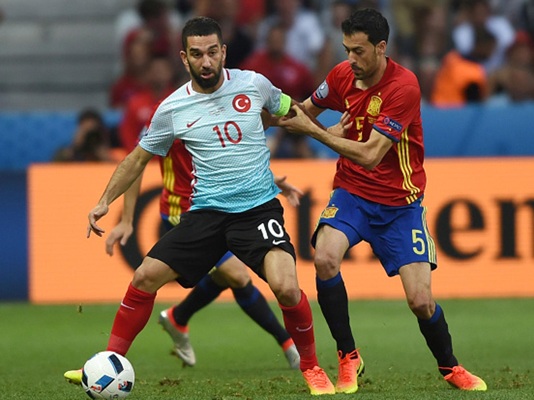 &#13;
Arda Turan was booed by his own supporters in Nice on Friday night &#13;