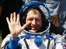 Tim Peake touches down after six months in space