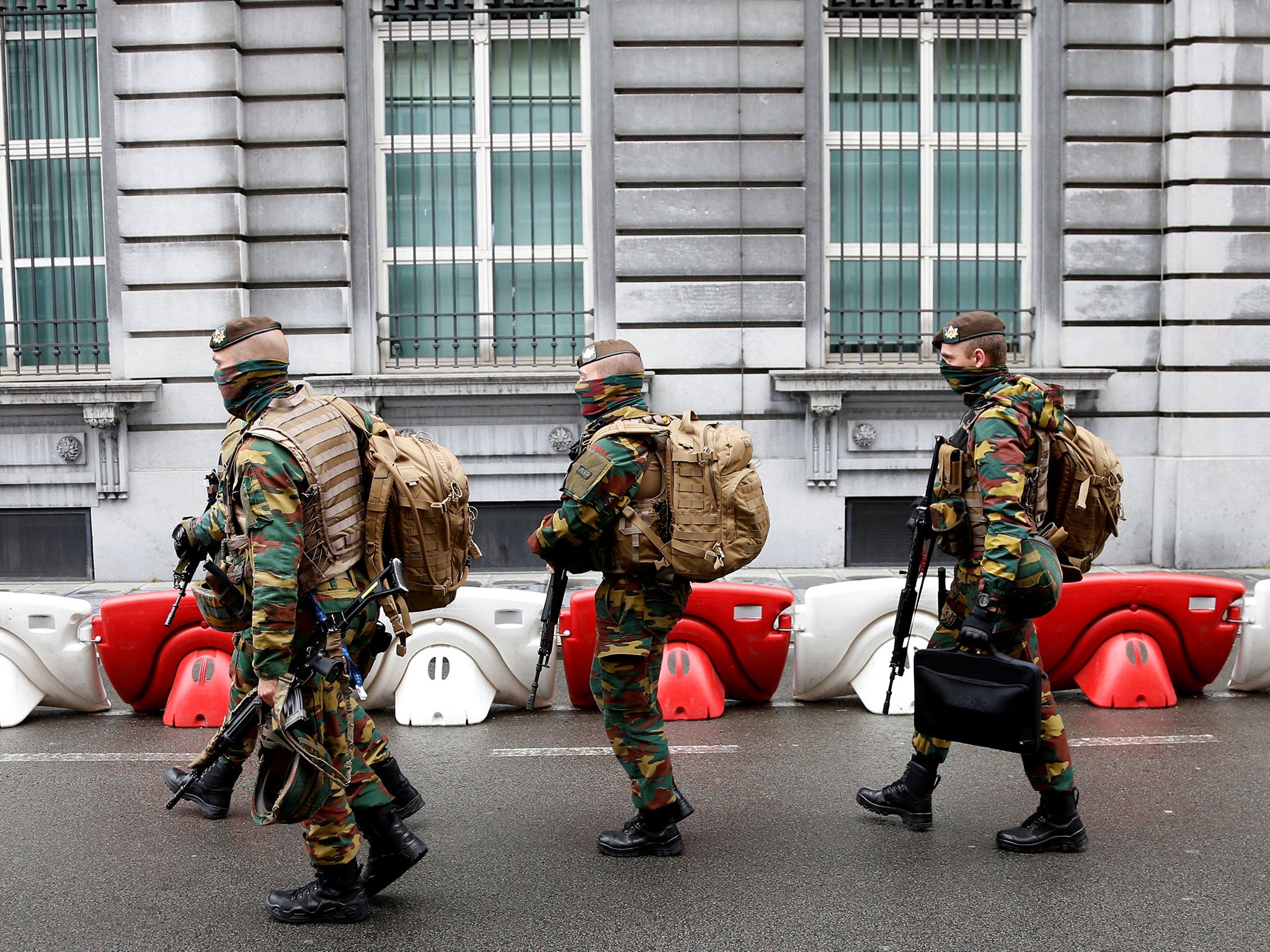 Forty houses were among properties searched in raids across Belgium