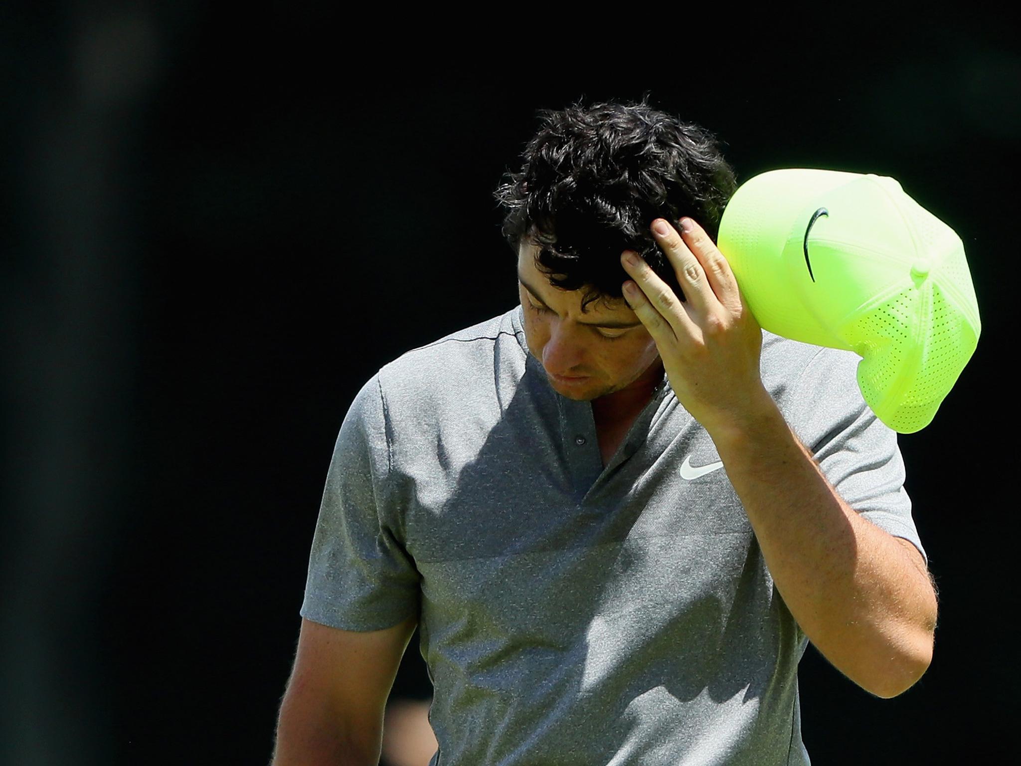 McIlroy missed his first cut in a major championship since the 2013 Open at Muirfield