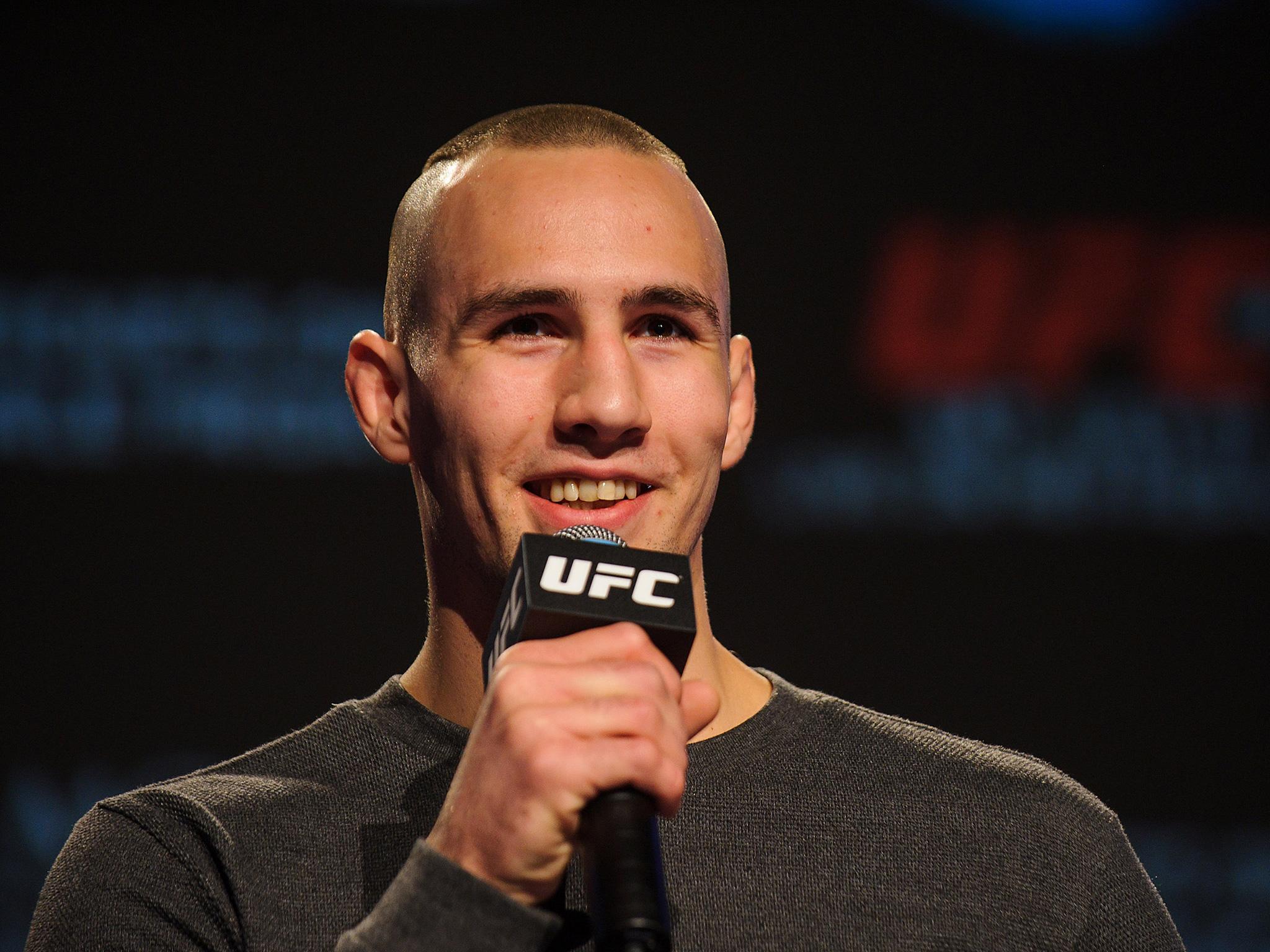 Rory MacDonald, pictured during UFC 189's promotional tour