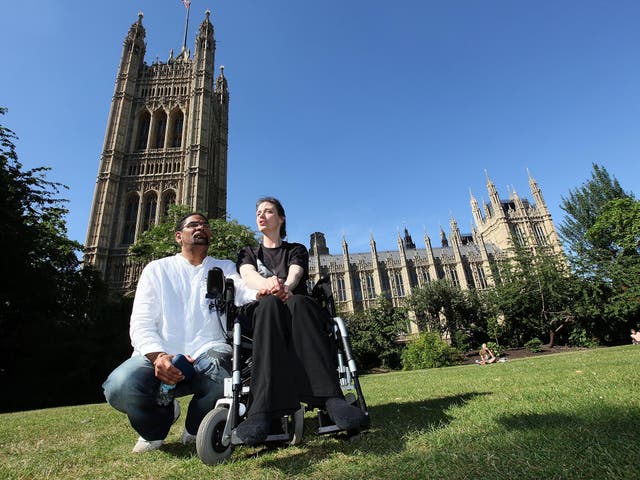 Multiple Sclerosis sufferer Debbie Purdy is a prominent campaigner for assisted suicide in the UK