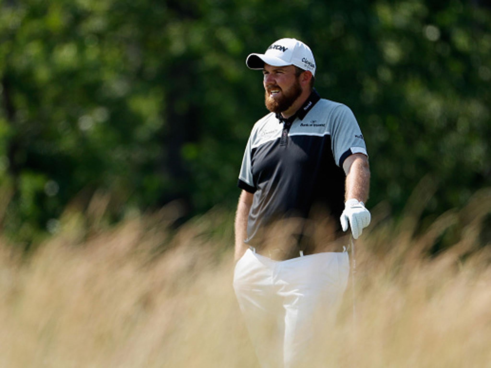 Shane Lowry was unable to maintain his form into the early part of the final round of the US Open (Getty)