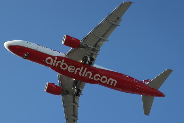 German authorities have launched an investigation into the bomb threat on an Air Berlin flight.