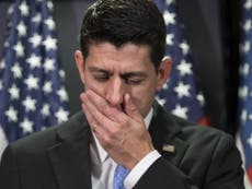 US election 2016: Paul Ryan suggests he would not stand in the way of a rebellion against Donald Trump