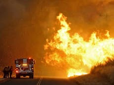 California wildfires: Southern CA, Arizona, and New Mexico feel effects of excessive temperatures of up to 120 F