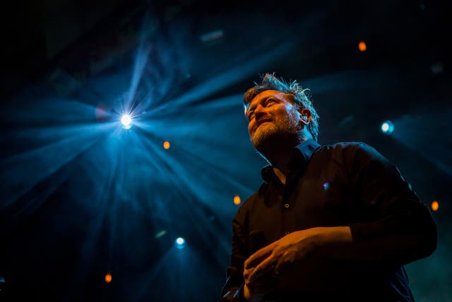 Elbow's frontman performs at Meltdown festival at the Southbank Centre in London last Friday