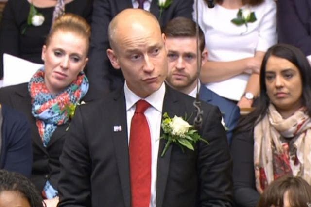 Labour MP Stephen Kinnock speaks in the House of Commons