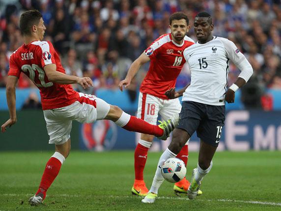 Paul Pogba impressed in the hosts' final group game against Switzerland on Sunday (Getty)