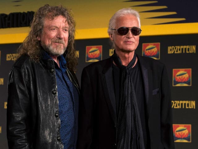 Robert Plant and Jimmy Page denied accusations that they plagiarised 'Stairway to Heaven'