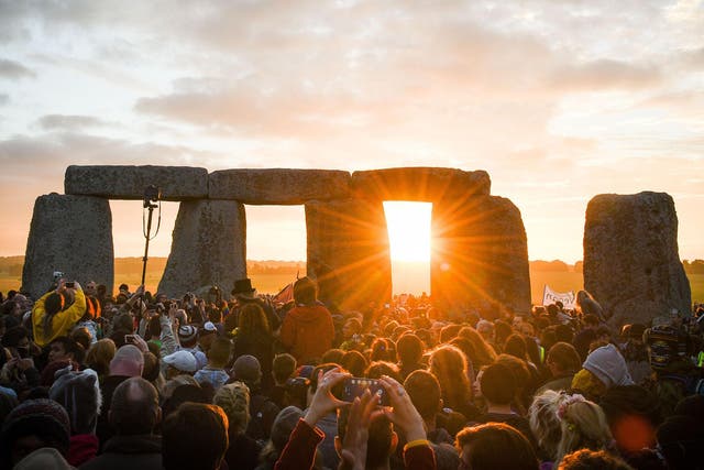 This year’s summer solstice celebrations at Stonehenge