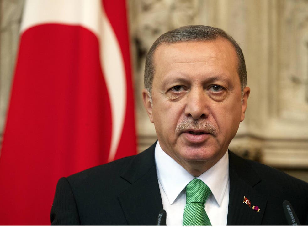 President Erdoğan has been accused of setting on on a 'crusade' against academics