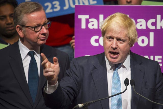  Assertions from Michael Gove and Boris Johnson that Britain would be wealthier outside the EU have been rubbished
