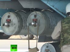Russia-backed broadcaster RT cuts footage proving use of incendiary ‘cluster bombs’ in Syria