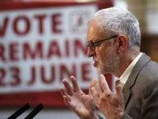 EU referendum: Jeremy Corbyn is now genuinely against Brexit- but is it too little too late?