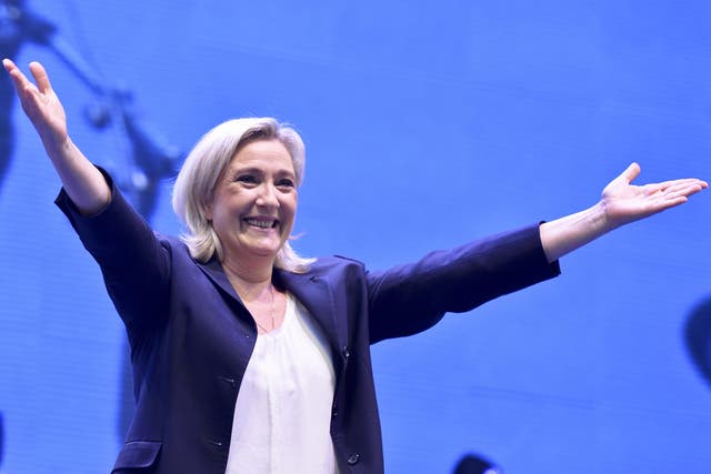 Marine Le Pen, leader of the far-right Front National