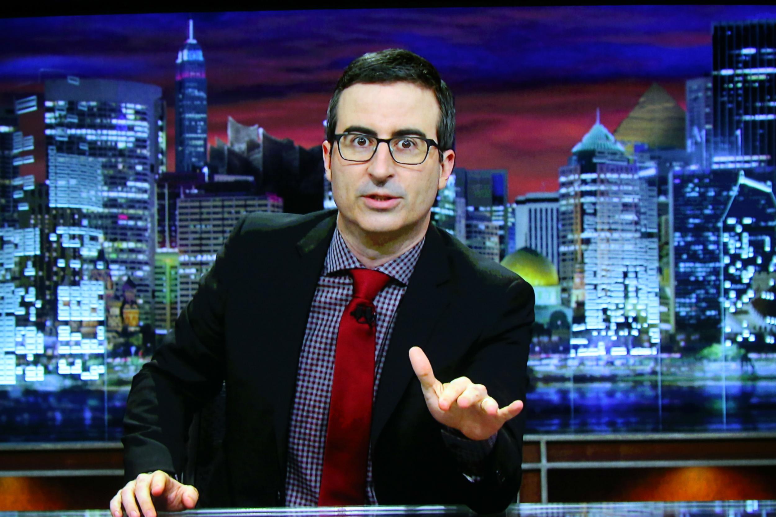 John Oliver spent last Sunday's show deriding Brexit and Boris Johnson