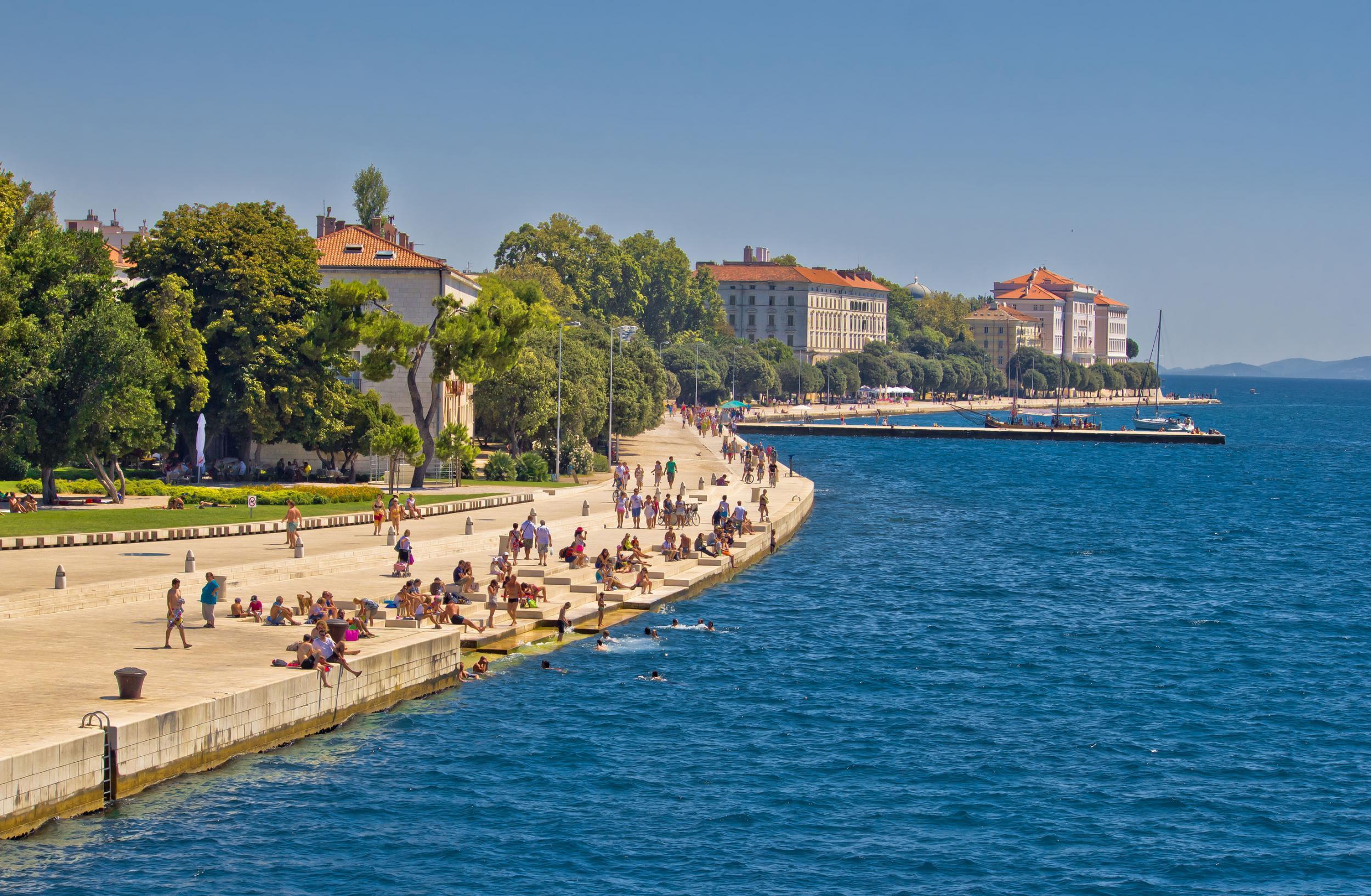Zadar sea front