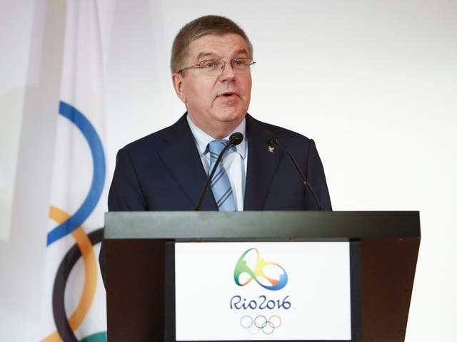 Thomas Bach delivers his verdict at a Wada press conference in London