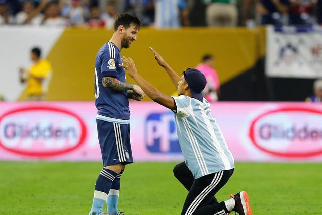 Messi broke Gabriel Batistuta's goals record for Argentina during the 2016 Copa America