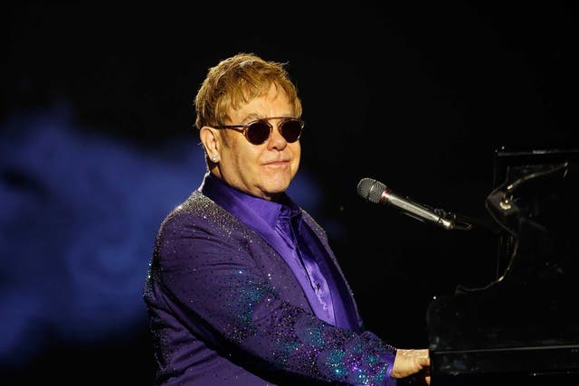 Aids campaigner Sir Elton tweeted ‘literacy helps stop its spread’ as he highlighted how those who cannot read or write are five times less likely to understand how HIV is contracted