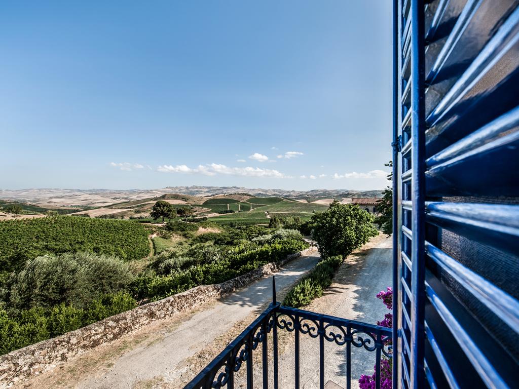 Much of the Regaleali countryside is given over to wine production