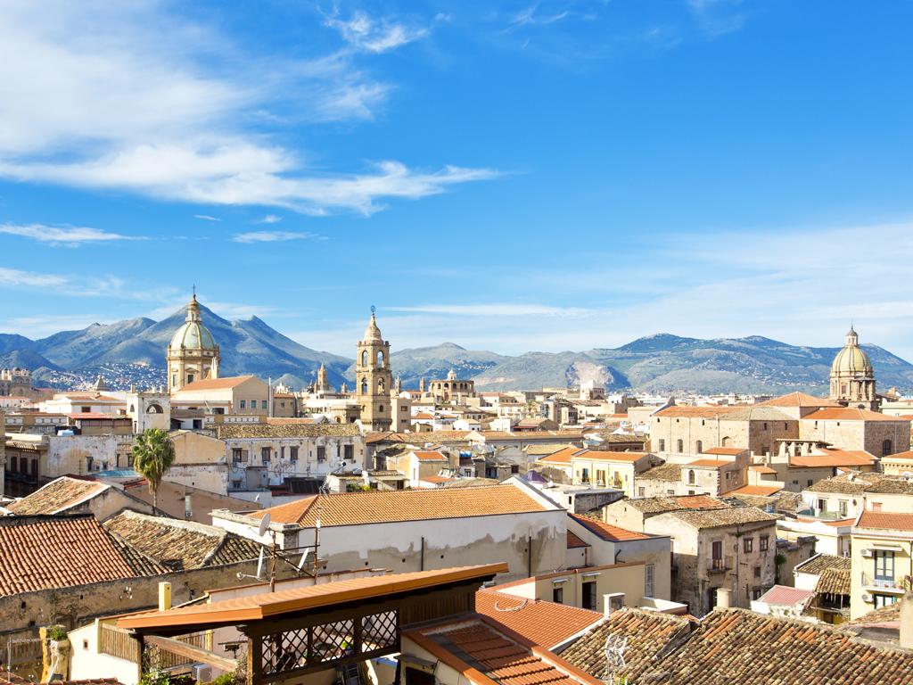 The rooftops of Palermo