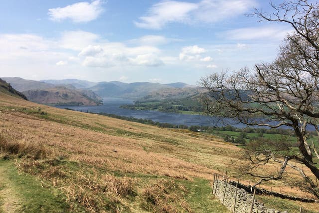 A glimpse of Ullswater