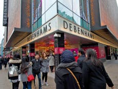 Debenhams posts slight dip in sales and warns of volatile trading