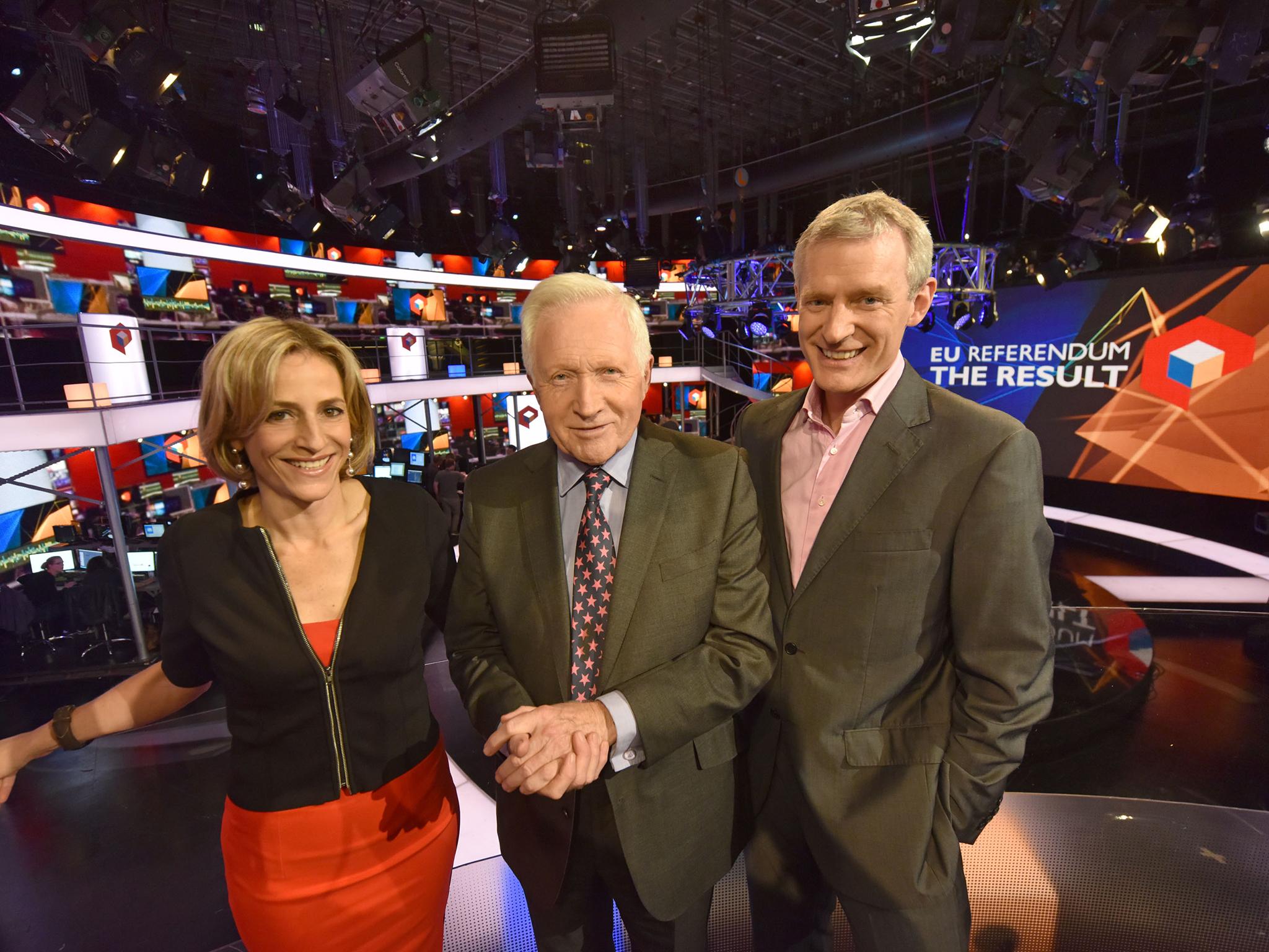 The BBC's referendum coverage will be fronted by Emily Maitlis, David Dimbleby and Jeremy Vine