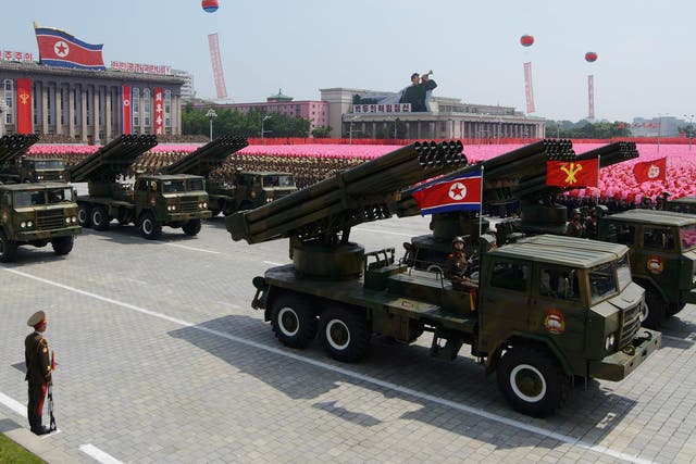 North Korean military parade in 2013