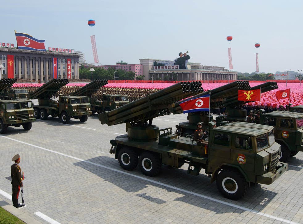 North Korean military parade in 2013