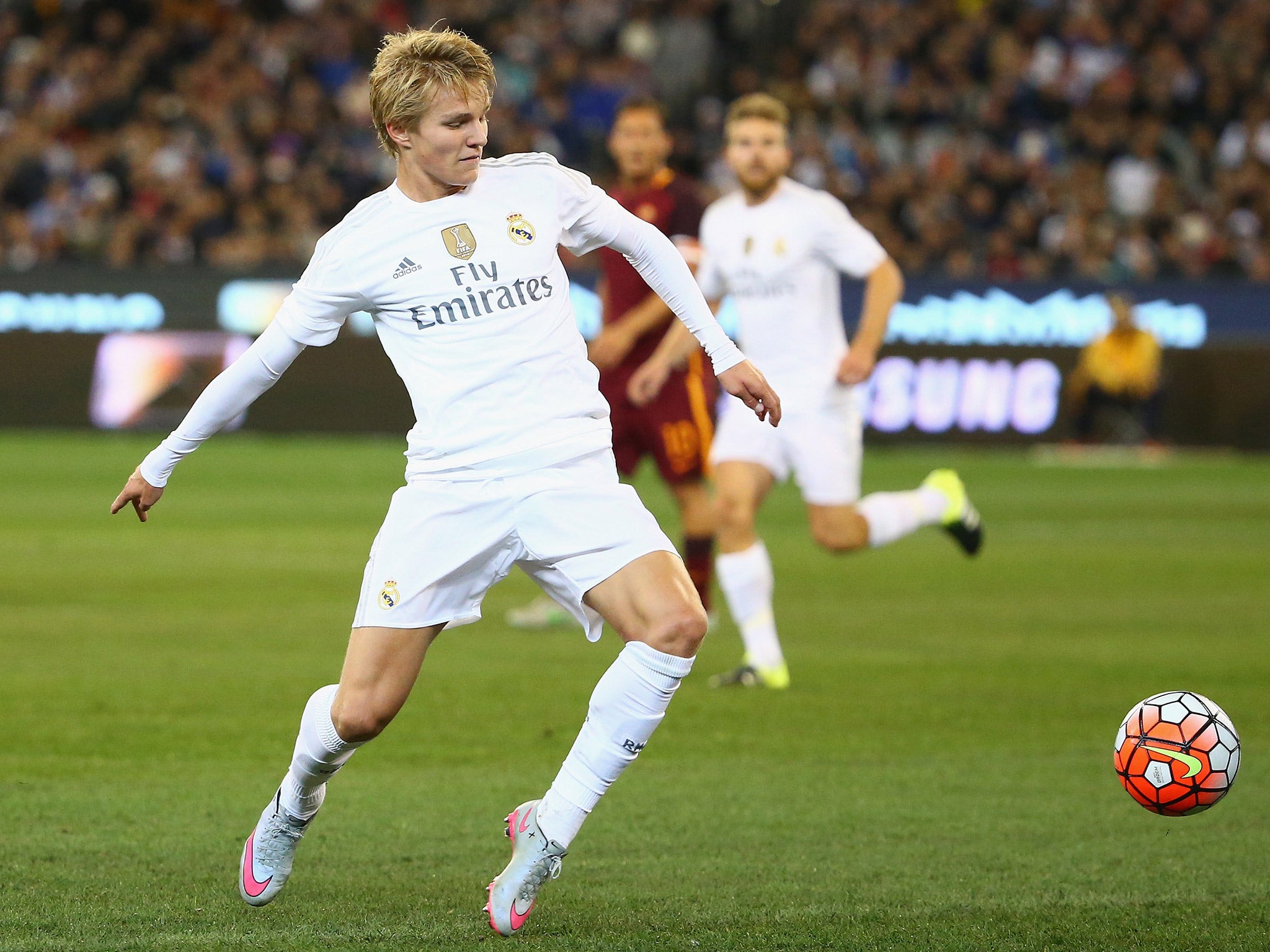 Martin Odegaard has made just two senior appearances for Real Madrid