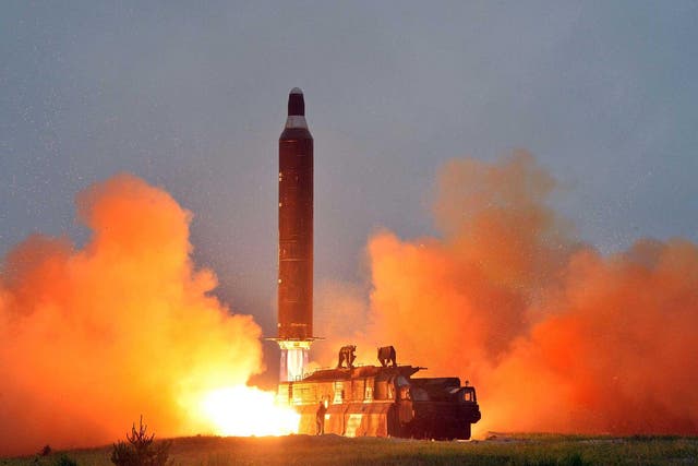 A missile launch by North Korea in June this year