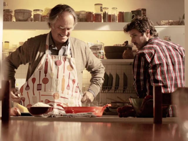 Knorr campaign featuring father and son, rather than mother and daughter, in the kitchen