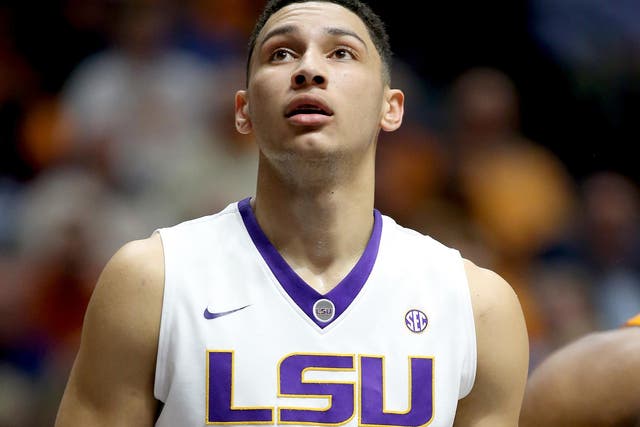 Ben Simmons, who is expected to be the first player picked in this year's draft