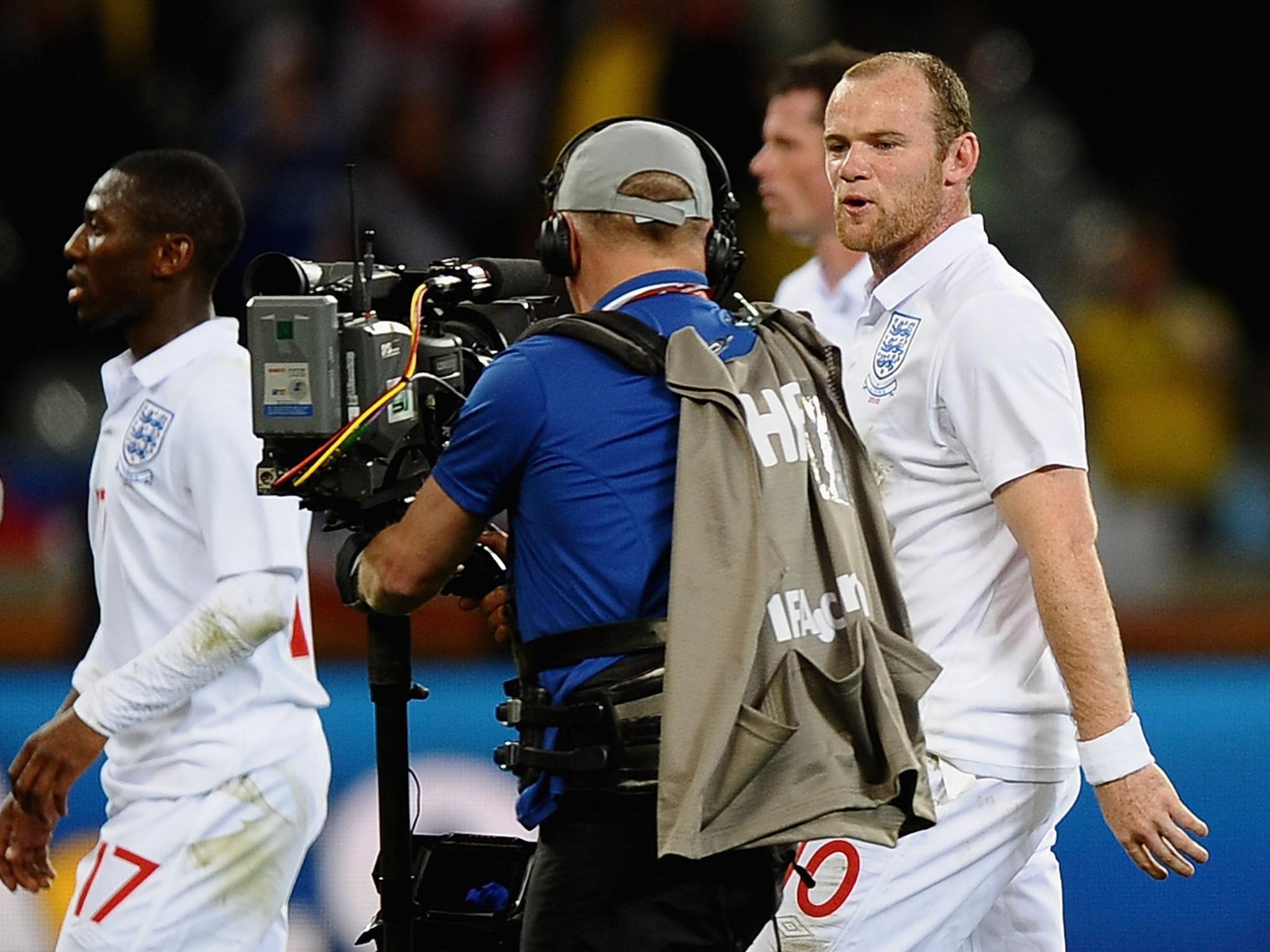 Rooney controversially criticised fans for booing after a goalless draw with Algeria