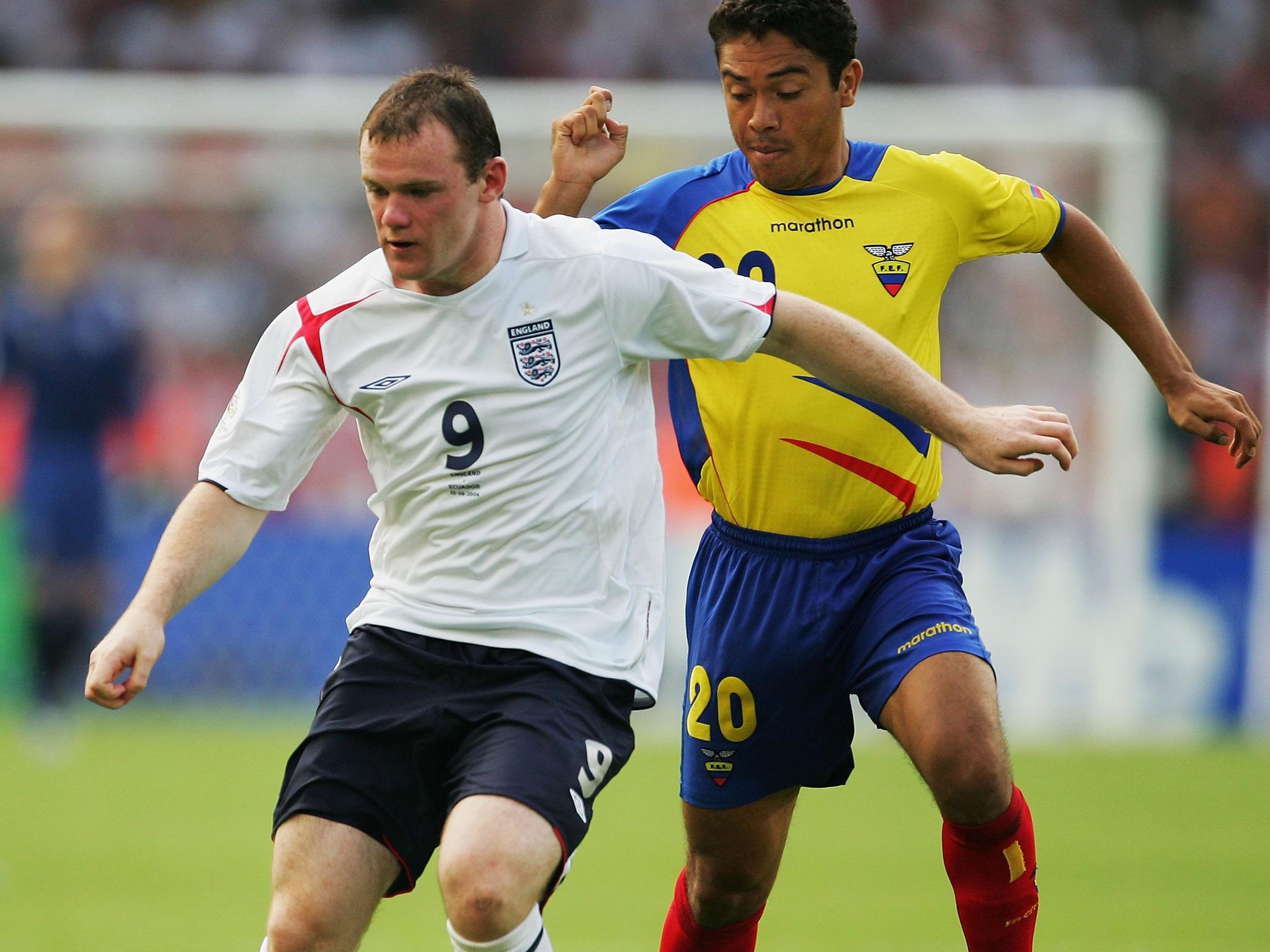 Rooney's last knockout stage win with England came against Ecuador in 2006