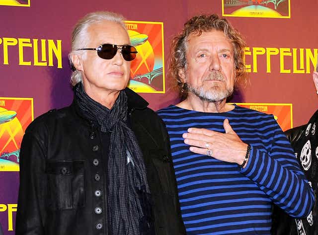 Led Zeppelin guitarist Jimmy Page and singer Robert Plant both testified in the copyright infringement case in Los Angeles