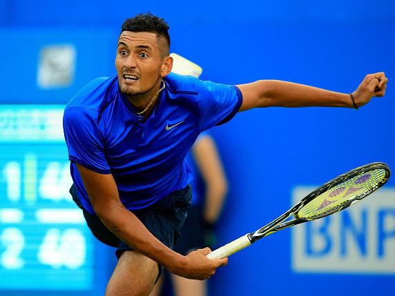 Nick Kyrgios has made the last sixteen at Wimbledon in successive years (Getty)
