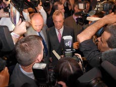 Nigel Farage speech: ‘The Eurosceptic genie is out of the bottle,’ Ukip leader tells supporters