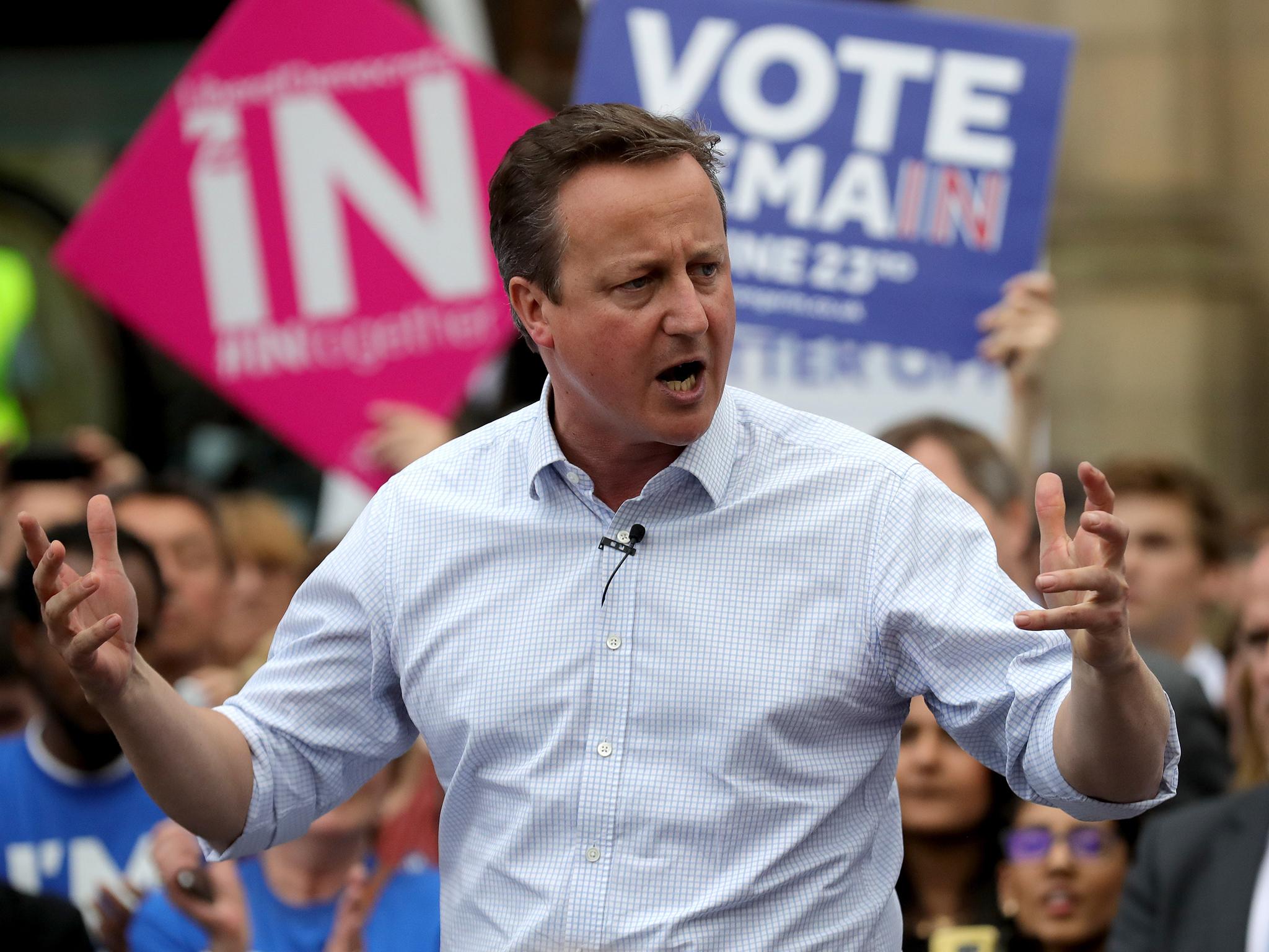 There was speculation about David Cameron's future
