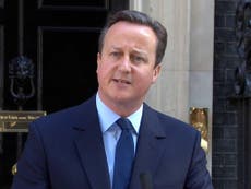 David Cameron resigns: Prime Minister announces resignation after UK votes for Brexit