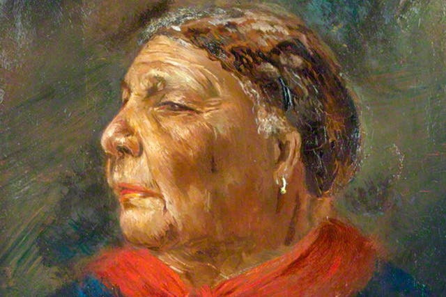 A portrait of Mary Seacole by artist Albert Charles Challen circa 1869