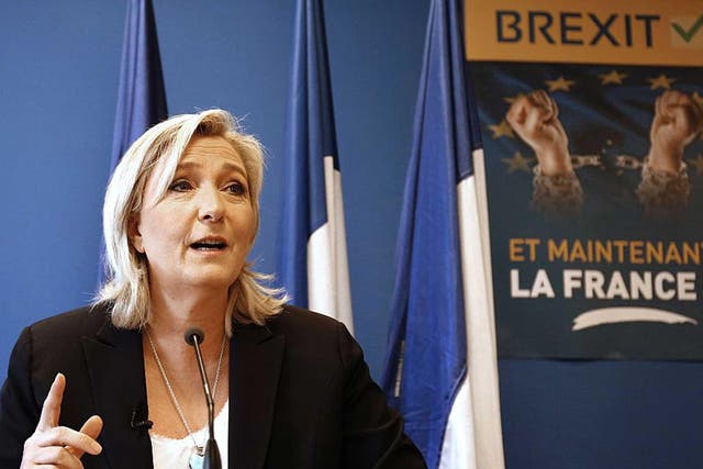 Many believe Ms Le Pen's shift in position to be attempt to bolster FN's popularity and broaden appeal