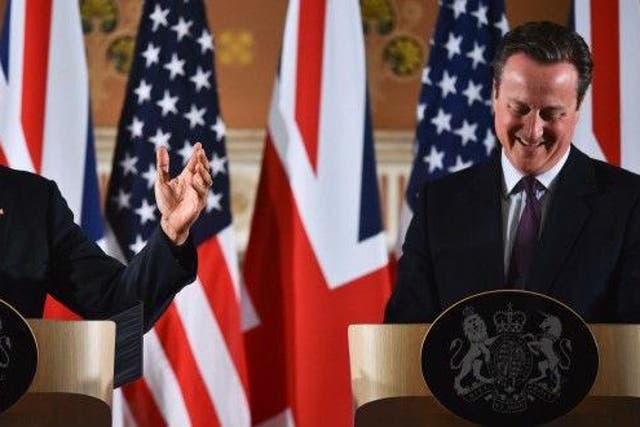 Mr Obama had entered the EU campaign at the request of David Cameron