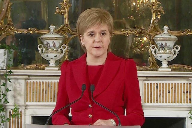 Scottish First Minister Nicola Sturgeon described a second independence referendum north of the border as “very much on the table.” 