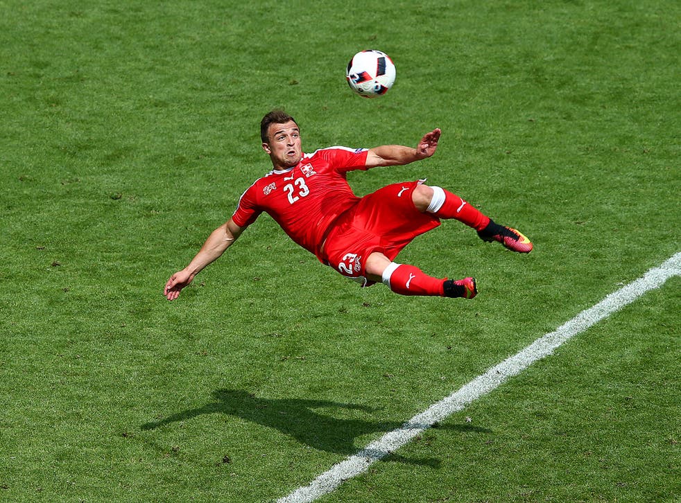 Euro 2016 Xherdan Shaqiri Scores Goal Of The Tournament Contender As Switzerland Lose To Poland On Penalties The Independent The Independent