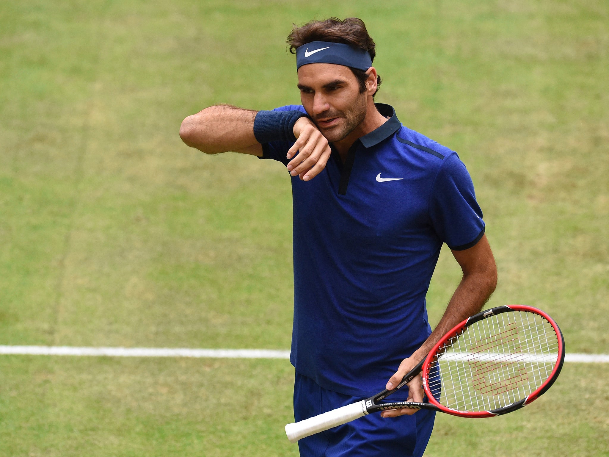 Roger Federer believes he is not among the favourites to win at Wimbledon
